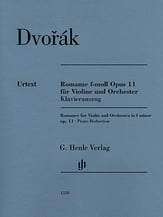 Romance for Violin and Orchestra in f minor, Op. 11 Violin and Piano Reduction cover